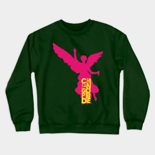 Chilango Pride Logo Pink Attitude Version Crewneck Sweatshirt